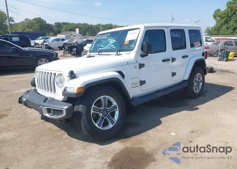 2018 Jeep Wrangler Unlimited Sahara 4X4 z USA, uszkodzony, nr VIN 1C4HJXEG0JW130907